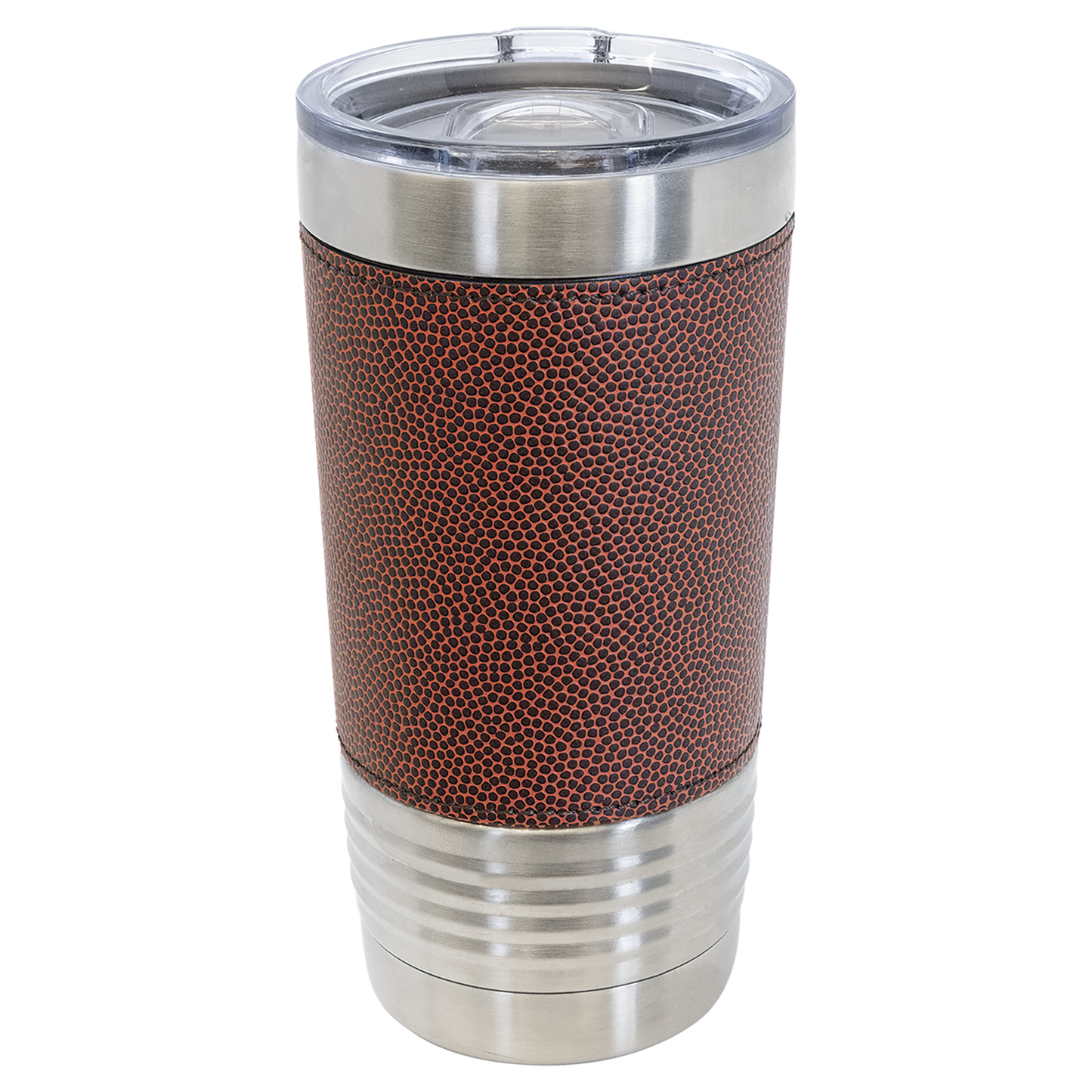20 oz Customizable Football Leatherette Tumbler