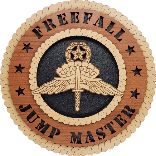 US ARMY FREE FALL JUMPMASTER PARACHUTE (HALO WINGS)